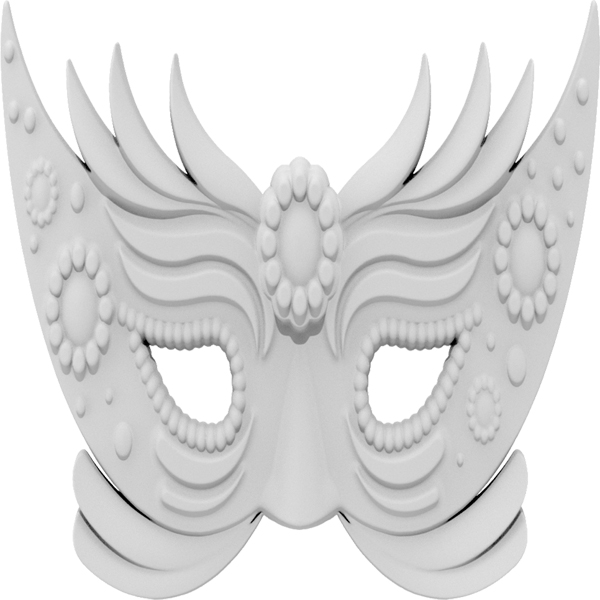 Ekena Millwork - ONLCORLUF - Orleans Mask Onlay