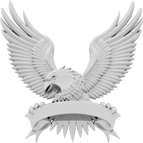Ekena Millwork - ONLCEGEUF - Eagle Emblem Onlay