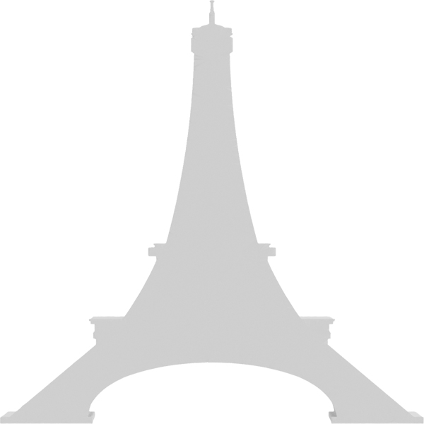 Ekena Millwork - ONLCEIFUF - Eiffel Tower Onlay