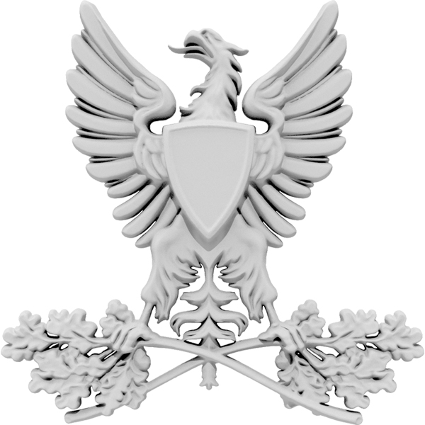 Ekena Millwork - ONLCHEGUF - Heraldic Eagle Onlay