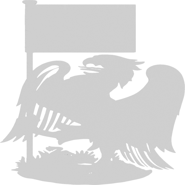 Ekena Millwork - ONLCHFLUF-R - Heraldic Falcon Right Onlay