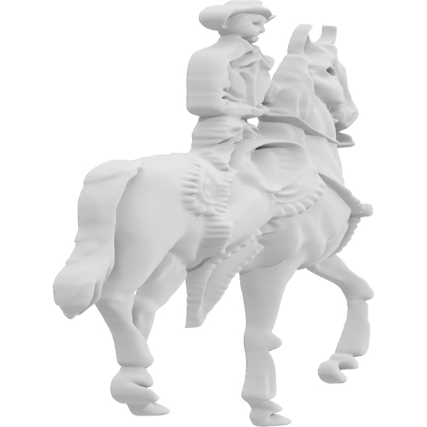 Ekena Millwork - ONLCCBHUF - Cowboy On Horse Onlay