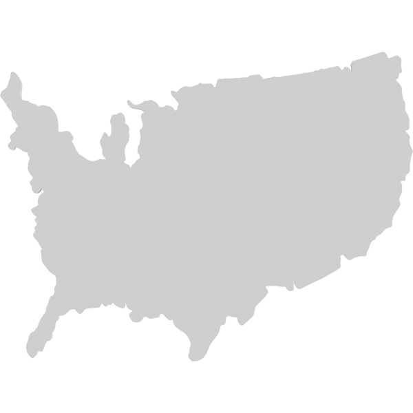 Ekena Millwork - ONLCUSAUF - USA Map Onlay
