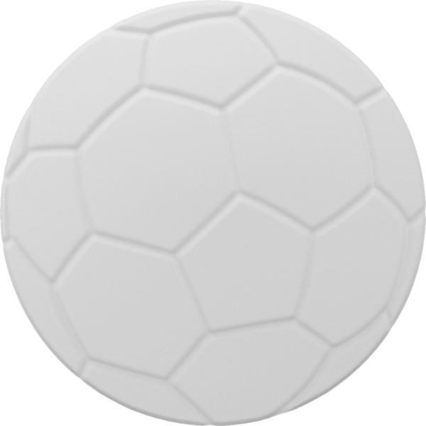 Ekena Millwork - ONLCSOCUF - Soccer Ball Onlay