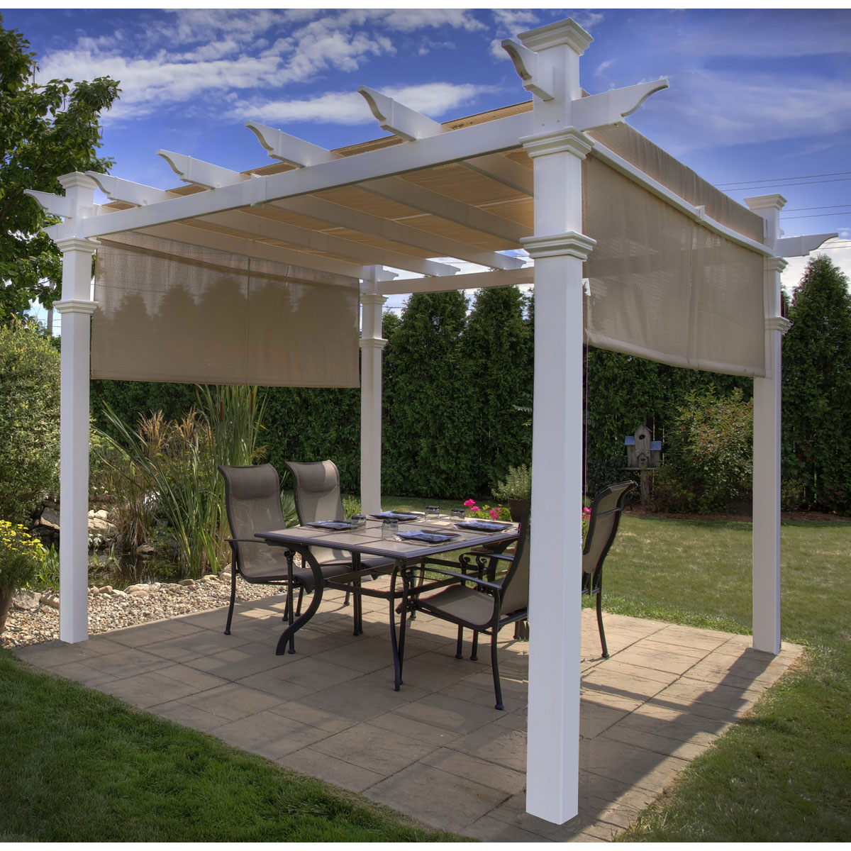 New England Arbors Malibu Pergola