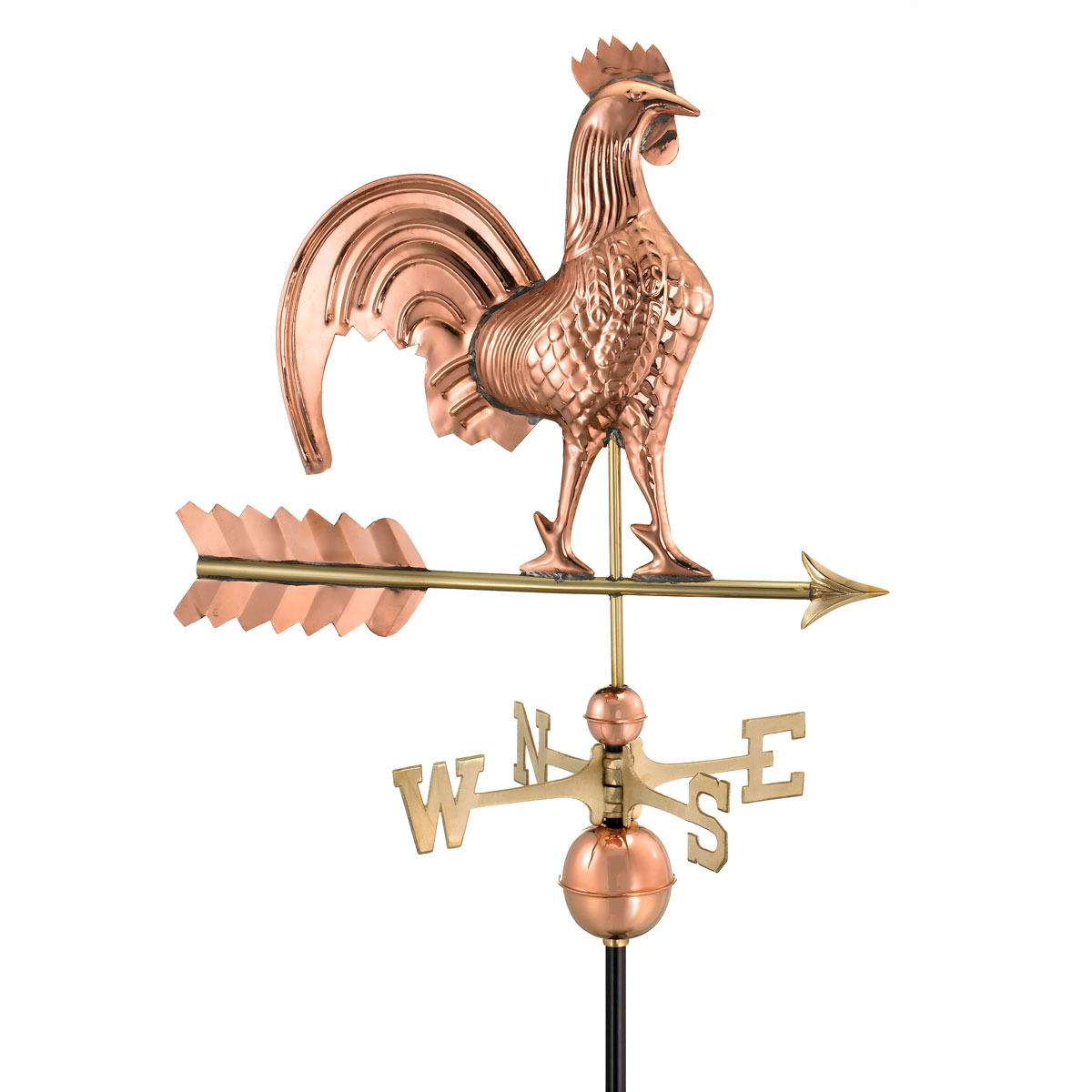 Rooster Weathervane - Pure Copper - HomeOver.com